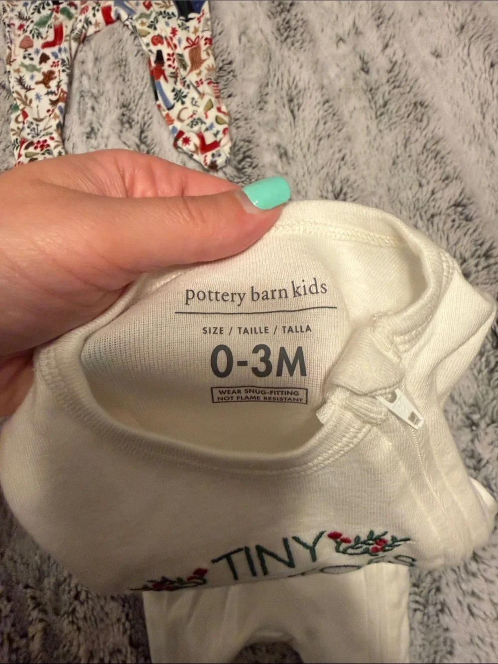 Pottery Barn Kids Christmas Zip Sleepers Bundle Set of 4 0-3M - Grinch!